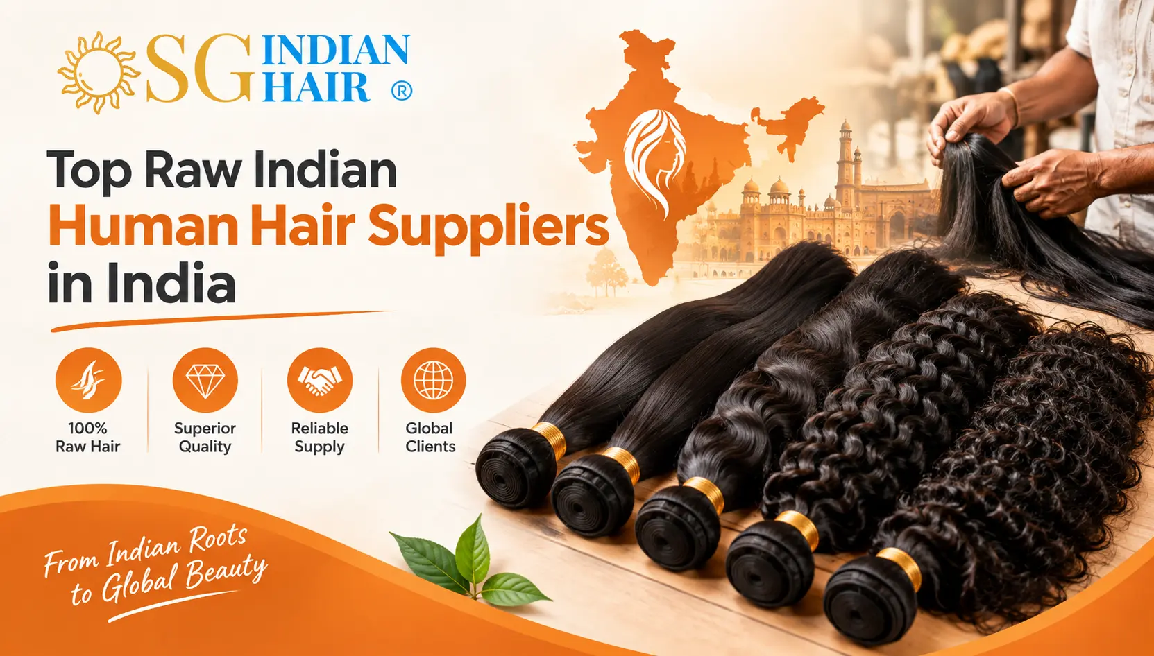 Top Raw Indian Human Hair Suppliers in India